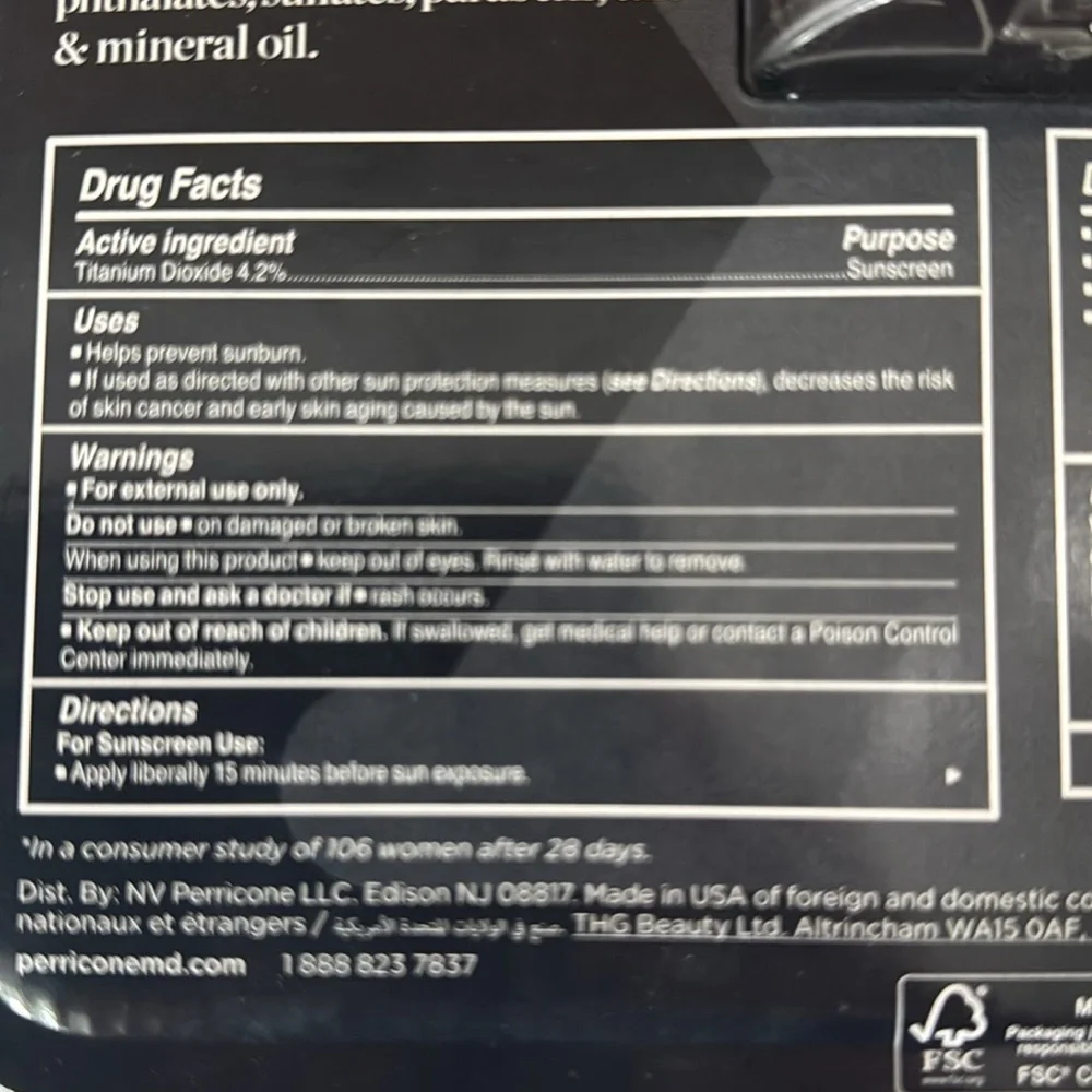 Lot of 2 Perricone MD Cold Plasma Plus Neck & Chest SPF25 30ml / 1oz - Picture 7 of 9